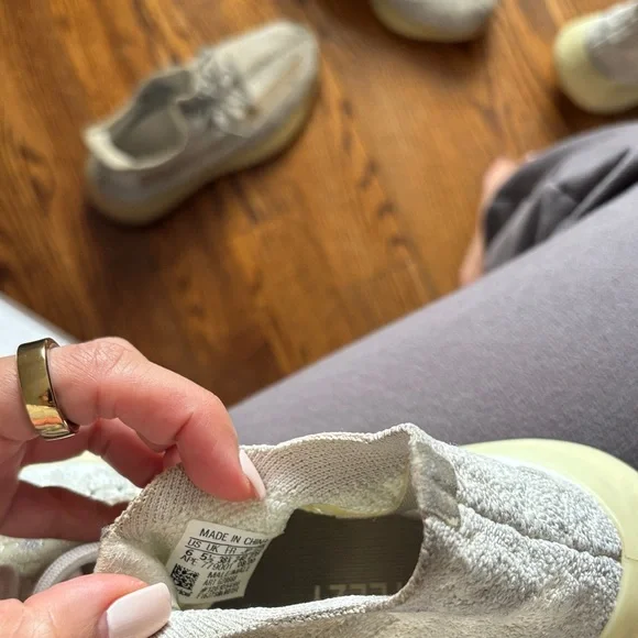 Yeezy Boost 380 Cream White Sneakers - Picture 3 of 3